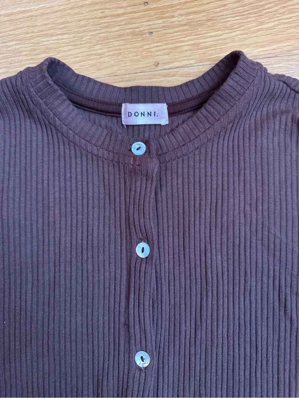 Donni Rib Cardigan